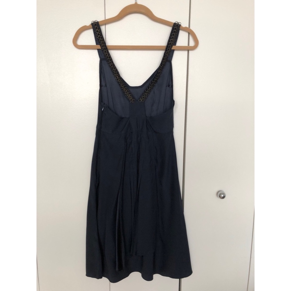Vena Cava navy dress with chains
